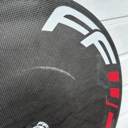 Koło tylne 28 pełne (dysk) FFWD red czasowe triathlonowe pod szczęki i szytkę
