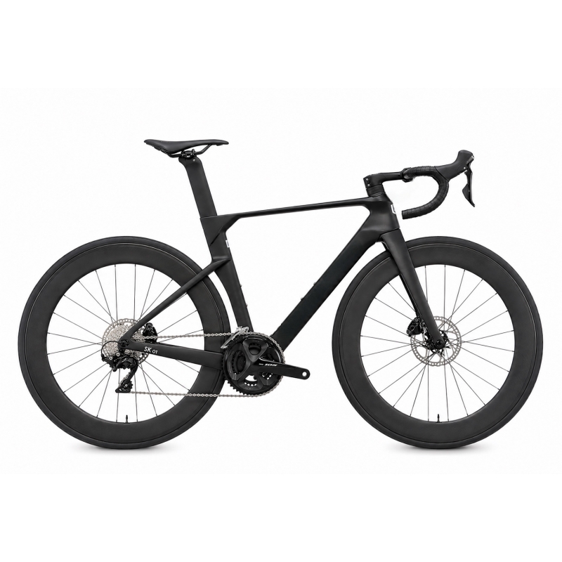 Road Bike carbon aero, carbon wheels, Shimano 105